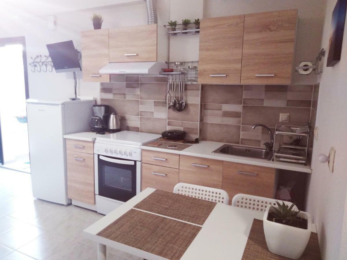 Athos Mare Studio Apartment Ierissos Bagian luar foto